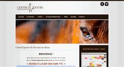 Desktop Screenshot of centre-equestre-divonne.com